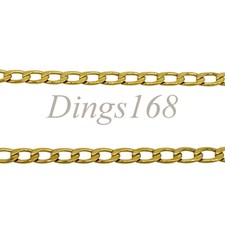Genuine 18K Yellow Gold Filled Nickel/Lead-Free 14" 2" 6mm Choker Chain Necklace