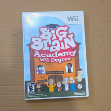 Nintendo Big Brain Academy: Wii Degree Nintendo Wii (NTSC-U/C) 2007 CIB