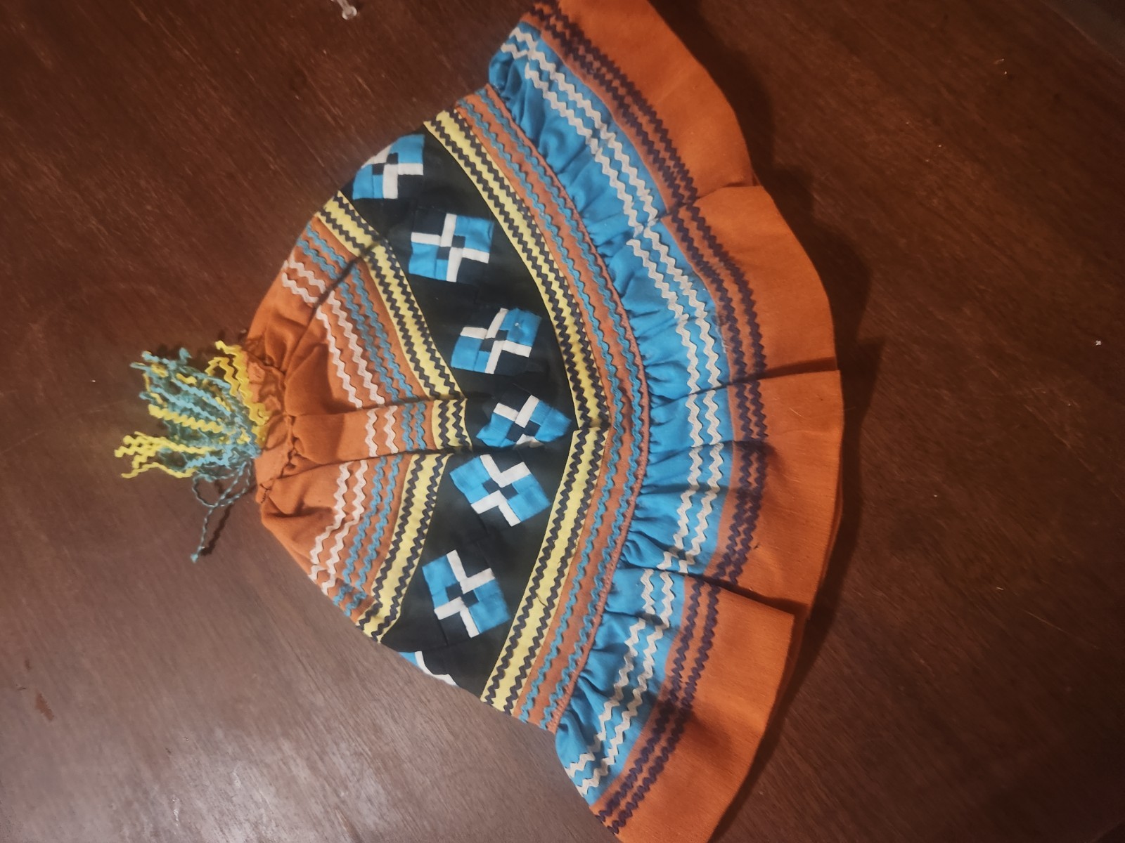 Seminole Patchwork Hat Bonnet - image 1