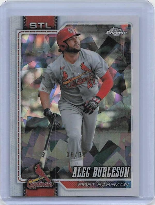 2026 Topps Chrome Sapphire Edition #156 Alec Burleson White #/30