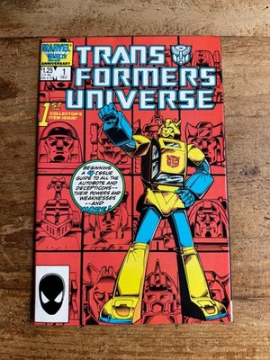 Transformers Universe #1 Marvel Comics 1986 .