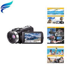 Video Camera Camcorder Full HD 1080P 30FPS 24.0 MP IR Night Vision Vlogging C...