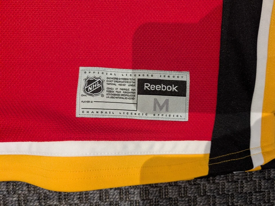 Camiseta Reebok Jarome Iginla Calgary Flames Home - Excelente Estado Foto 3 de 4