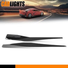 Fits 2020-23 Corvette C8 2D Side Skirts Extension Lip Rocker Panel Carbon Fiber