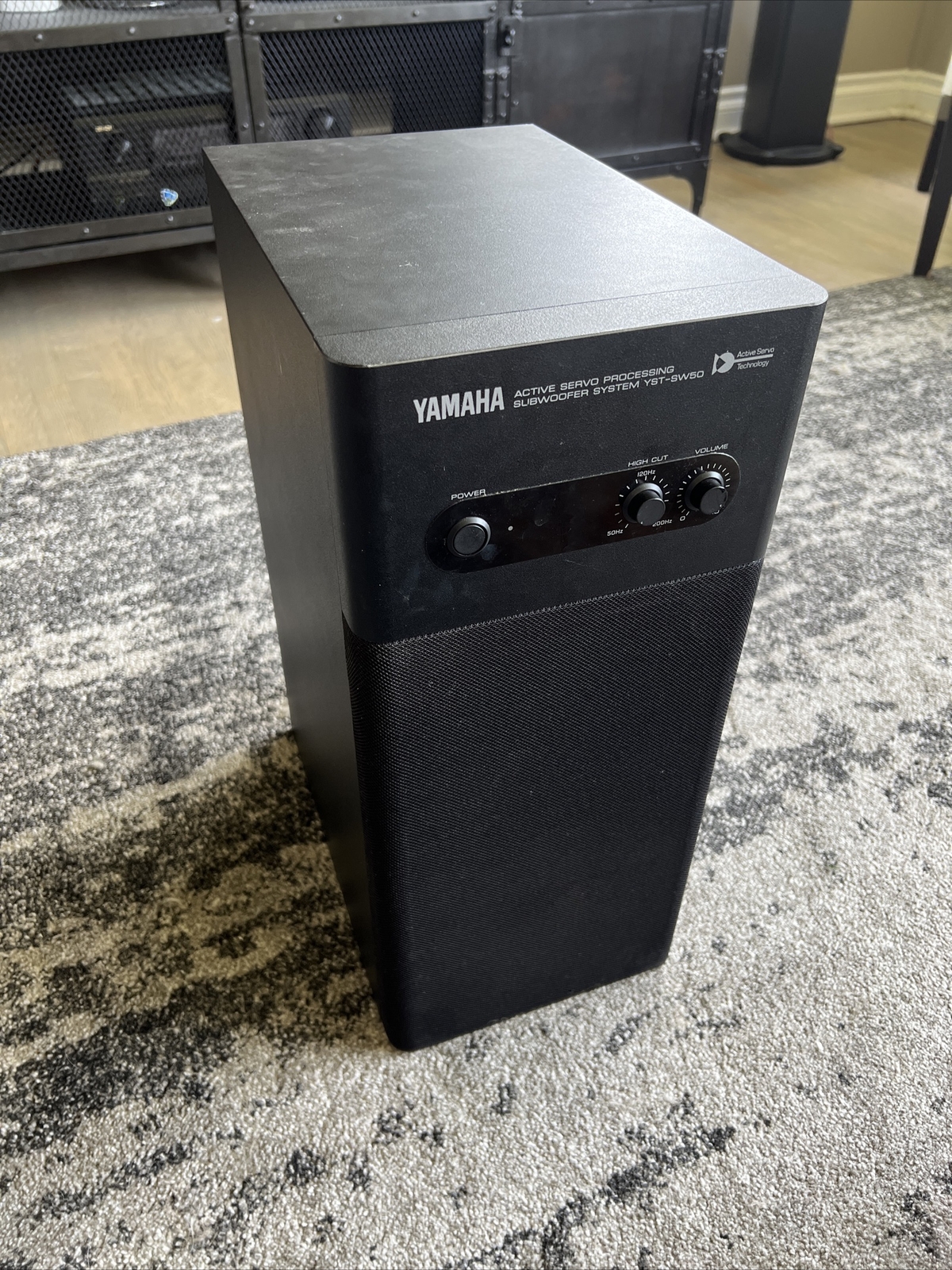 Yamaha Active Servo Processing Subwoofer System YSTSW50 Black Tested