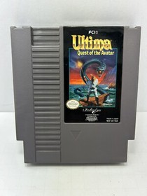 NES Ultima Quest of the Avatar 1990 Tested Wks Cart And Box Only No Manual