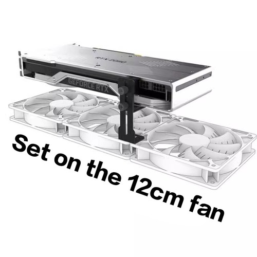 Computer Graphics Card Holder Chassis Fan Fixed Metal Bracket 6-96mm GPU Holders - Photo 2/14