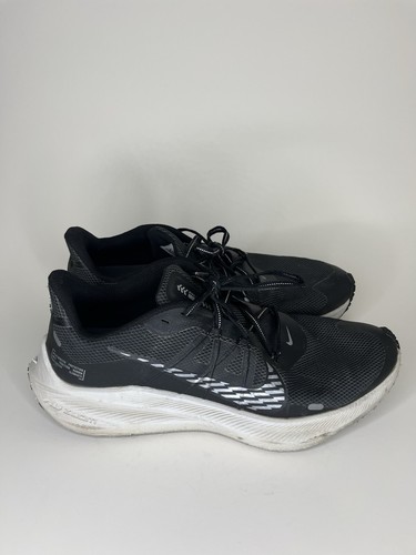 Nike Mens Winflo 7 Shield Running Shoes Black/Metallic CU3870-001 Size 45 US 11 - Picture 6 of 13