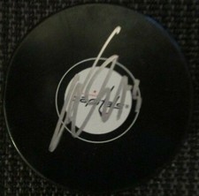 JAKUB VRANA WASHINGTON CAPITALS SIGNED HOCKEY PUCK w/ COA