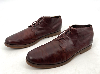 Timberland Ortholite Men Yorkdale Chukka Brown Leather Boot Size 10‎ Lace Up Men main image 3