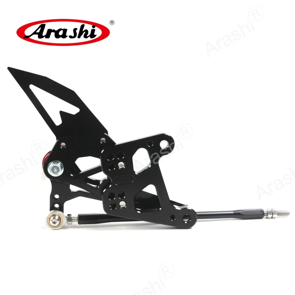 Reposapiés ajustables Arashi aptos para Honda CB300F CBR300R/ABS 2015-2023 Foto 4 de 4