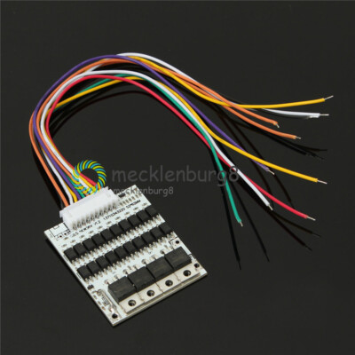 Max 40A Battery Balance Protection BMS PCB Board For 36V 10S 10Packs Li-ion Cell