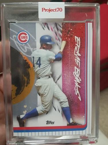 Topps Project 70 Card 208 - Ernie Banks by FUTURA - PR 1605!