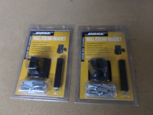 Pair Of Genuine New Bose Ub 20b Black Wall Ceiling Bracket You