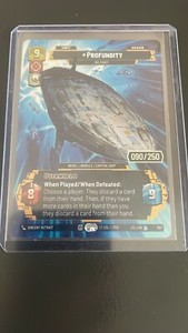 Profundity We Fight!  090/250  Star Wars Unlimited SWU JTL Carbonite Limited