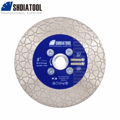 SHDIATOOL Diamond Cutting Grinding Disc Triangle Segment 4.5''/115mm Saw Blade