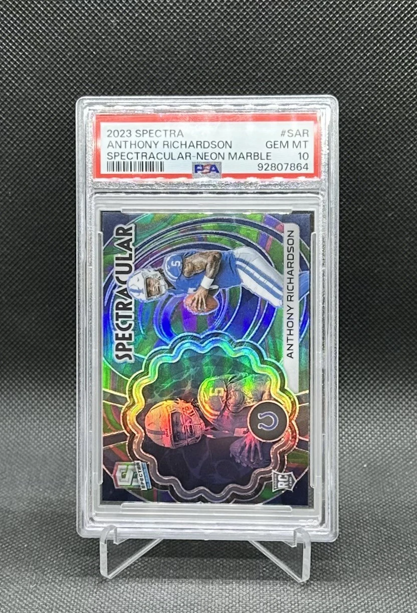 Anthony Richardson Panini Spectra Spectracular #SAR Neon Marble