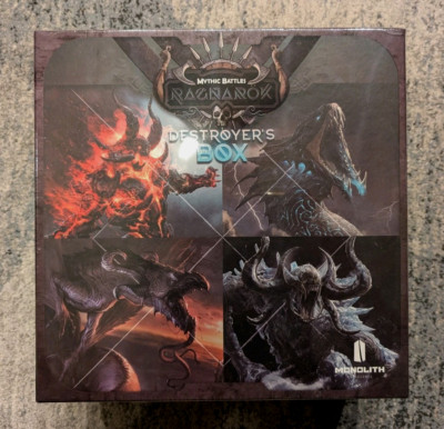 New Mythic Battles Ragnarok Destroyer's Box Monolith Board Games Sealed