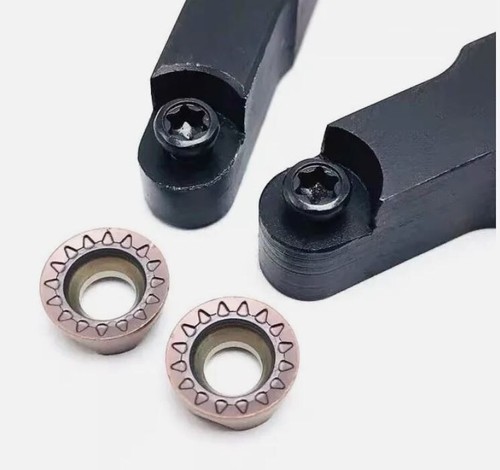 1 x SRDPN1212H10 + 10PCS RPMT10T3MOE-JS portautensili tornitura alesatura inserto R5 - Foto 2 di 3