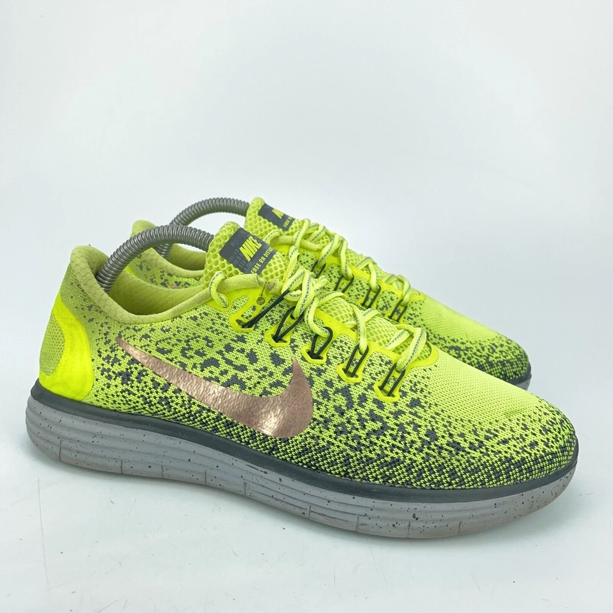 Mandíbula de la muerte Y mudo Nike Free RN Distance Shield Volt Lime Green Mens Size 8.5 / 42 /  849660-700 | eBay