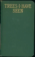1901 Trees I Have Seen HC Antique First Edition Tree Log Sketch Pressed Leaves