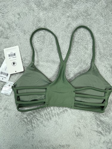 NWT Body Glove Alani Swim Bikini Top XS Cactus Green Juniors - Picture 7 of 9