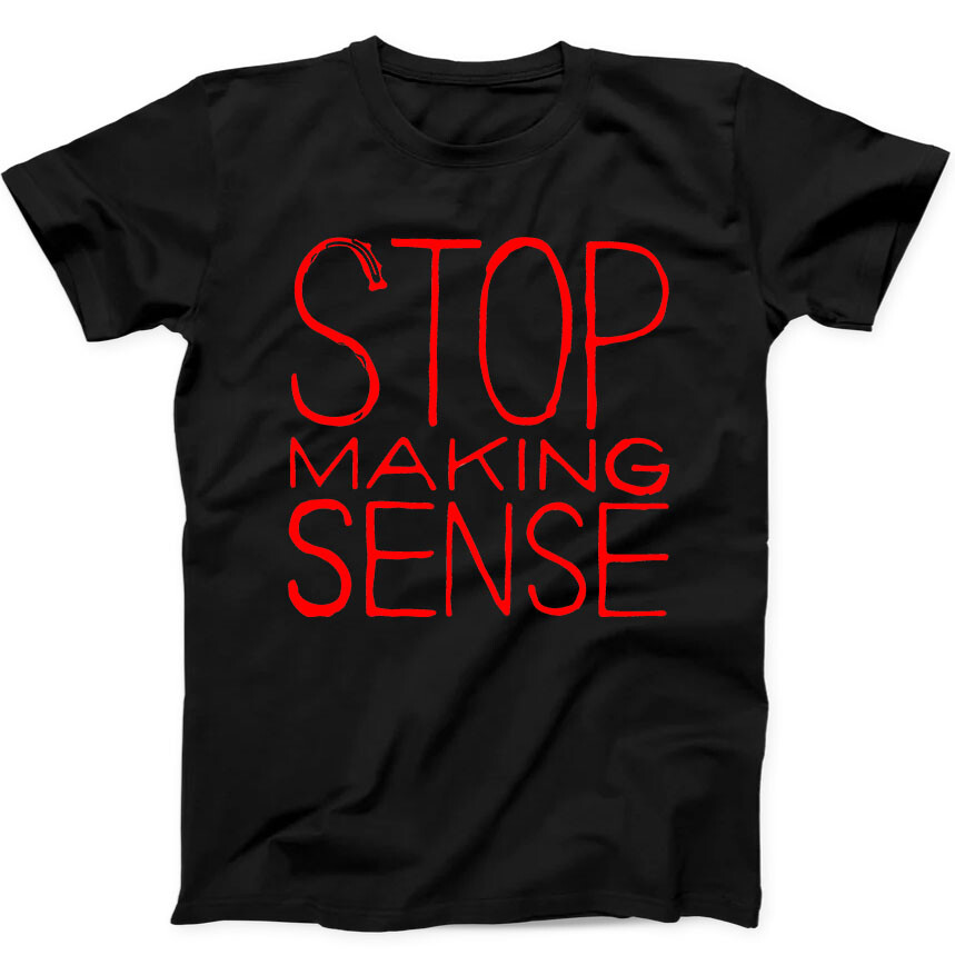 Camiseta negra Stop Making Sense Talking Heads música rock punk regalo 57