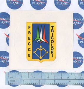 Adesivo Stickers FRECCE TRICOLORI 50 ANNIVERSARY FLAG ITALY Aereonautica Space E - Foto 14