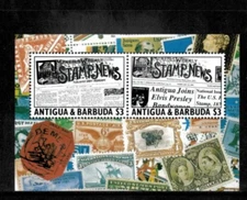 Antigua 1993 - Famous Men & Women - Souvenir Stamp Sheet - Scott #1669 - MNH