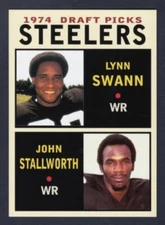 Swann & Stallworth Pittsburgh Steelers / MC Draft Picks #1 / FREE SHIP / NM+