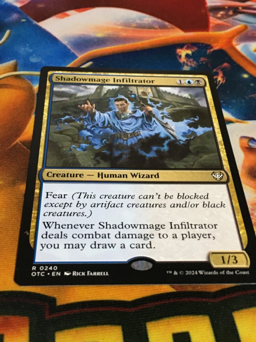C5744 MAGIC MTG OUTLAWS THUNDER JUNCTION SHADOWMAGE INFILTRATOR