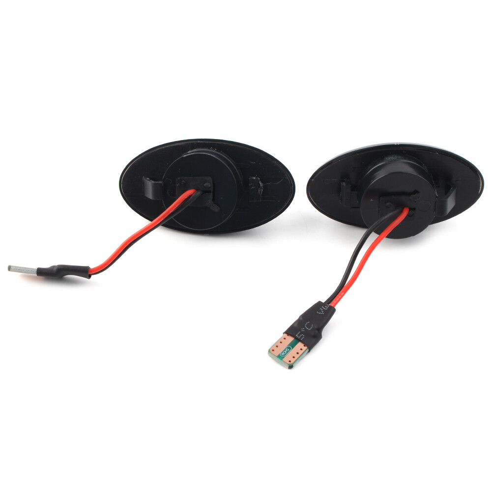 Dynamic Side Marker Light Turn Signal Light For Mini Cooper R50 R52 R53 Black US