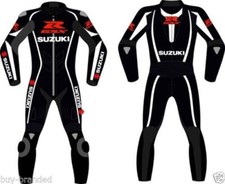 SUZUKI Biker Lederkombi Männer Leder Bikeranzug Rennen Motorrad Lederjacke Hose
