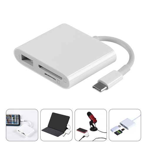 -C-Hub-Kartenleser Speicherkartenleser Für Computer USB Adapter - Bild 6 von 12