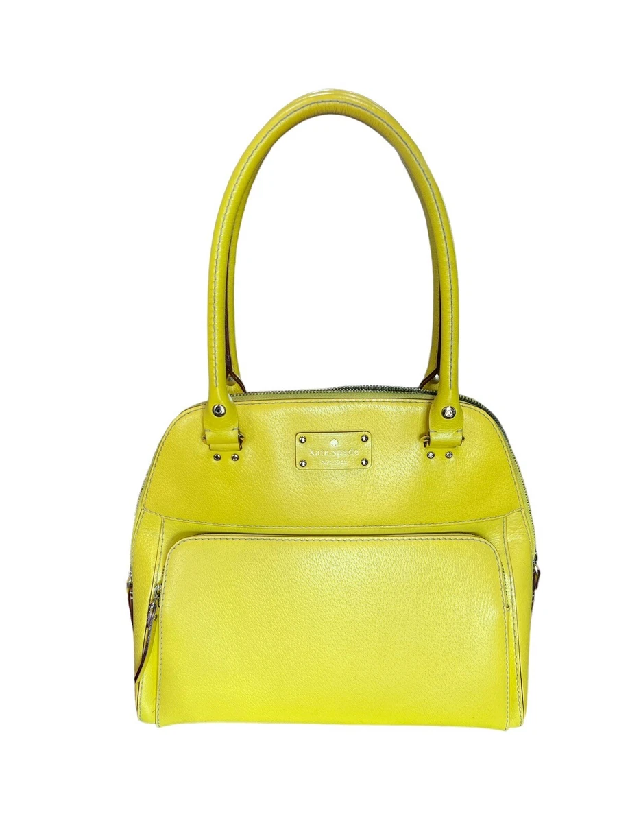 Bright yellow tote by Kate Spade hangs perfectly on HUMPhooks permanent  purse hook for tables in restaurants! www.humphooks.com Under t… | Purse  hook, Purses, Bags