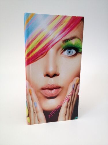 3 Column Appointment Book - Rainbow Hair Design - Hairdressers, Mobile Stylists - Bild 1 von 4