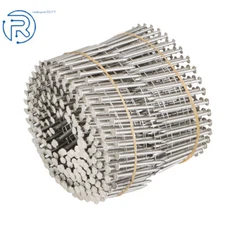 3600Pcs 1-3/4" ×.09" 15 Degree Ring Shank Stainless Steel Siding Nails Wire Coil