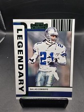 2022 Panini Contenders Football Green Foil Legendary Deion Sanders - Cowboys