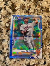2021 Bowman Chrome Sapphire Edition Prospects Isaiah Greene New York Mets