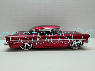 JADA DUB CITY OLDSKOOL 1958 CHEVY IMPALA 1:24 RED | eBay
