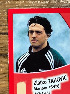Panini 2002 FIFA World Cup Soccer Card 44 Zlatko Zahovic Solvenia