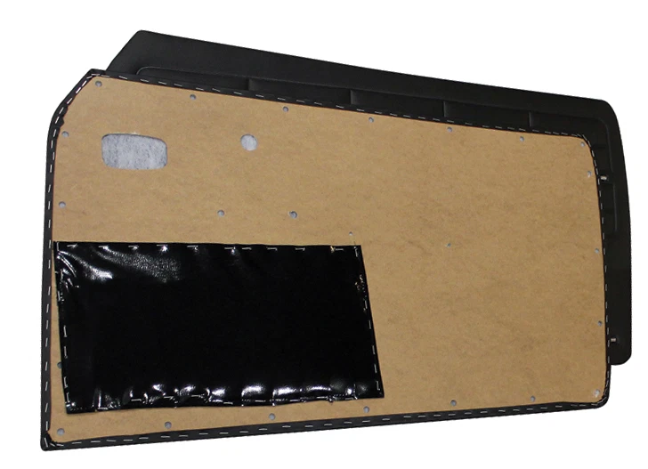 For VW KARMANN GHIA DOOR PANEL SET BLACK 4 Pcs - Image 2 of 3