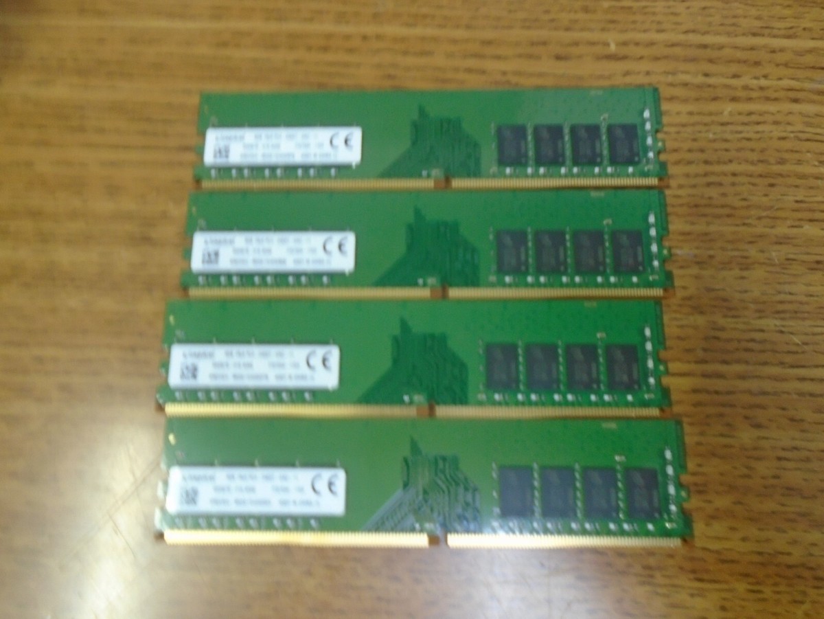 Kingston 32GB (4x8GB) PC4-2400T DDR4 19200 Desktop Memory