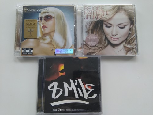 3 Disc 8 Mile Eminem, The Sweet Escape Gwen Stefani, Rejoice Katherine Jenkins - Picture 1 of 12