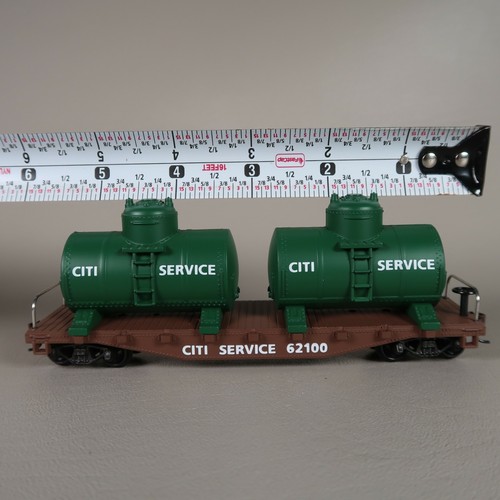 Model Power 98160 40' Flat Twin Removable Tanks Knuckle Couplers Citi Service HO - Picture 9 of 12