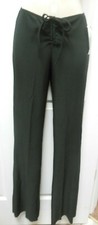Shirred drawstring front BLACK JAZZ PANTS MAIN STREET MATTE SPANDEX