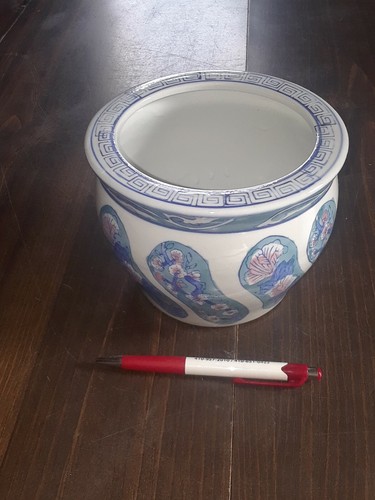 Small Decorative Bowl/Planter Vintage Look Made In China - Picture 7 of 8