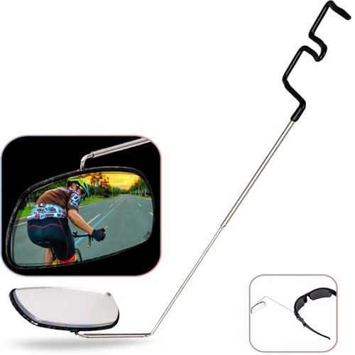 Mountain Bike Cycling Glasses Rear View Mirror Eyeglass Bicycle Black Rearview eBay