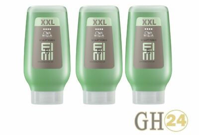 Wella EIMI Sculpt Force Flubber Gel 3x 250 ml XXL - original deutsche Ware