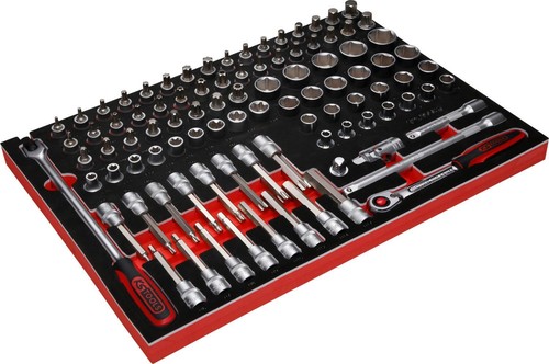 KS TOOLS 1/2" Steckschlüssel-Satz in Schaumstoffeinlage, 95-tlg - Bild 2 von 2